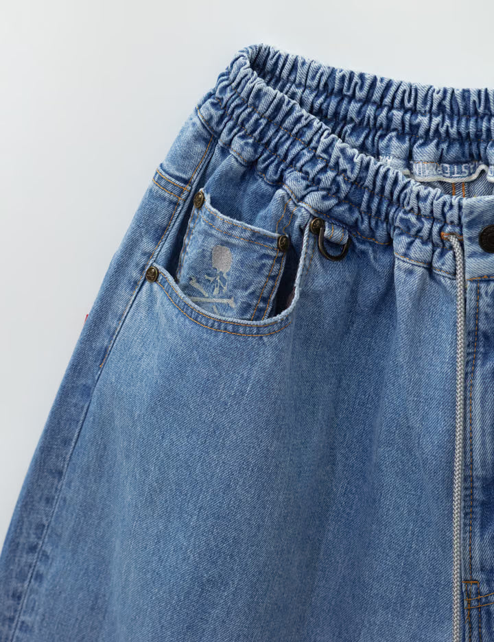 Wide Easy Denim Pants