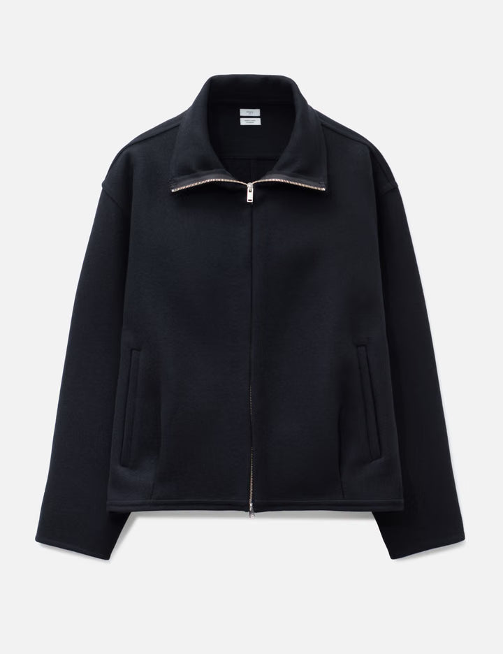 Wool Cashmere Balloon Silhouette Blouson