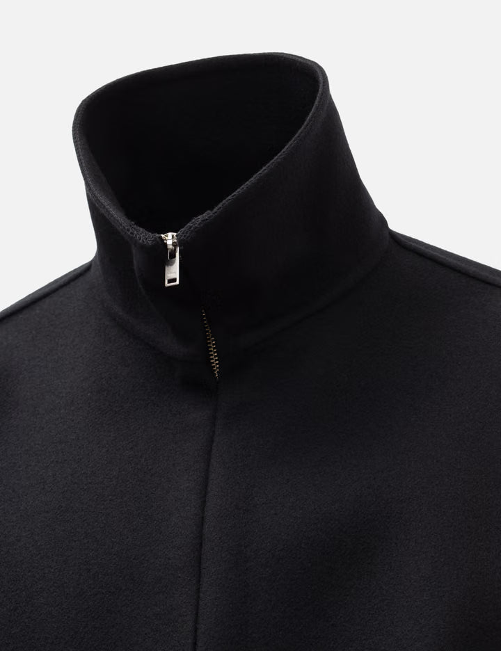 Wool Cashmere Balloon Silhouette Blouson