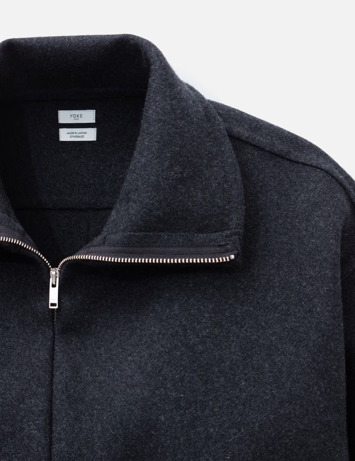 Wool Cashmere Balloon Silhouette Blouson