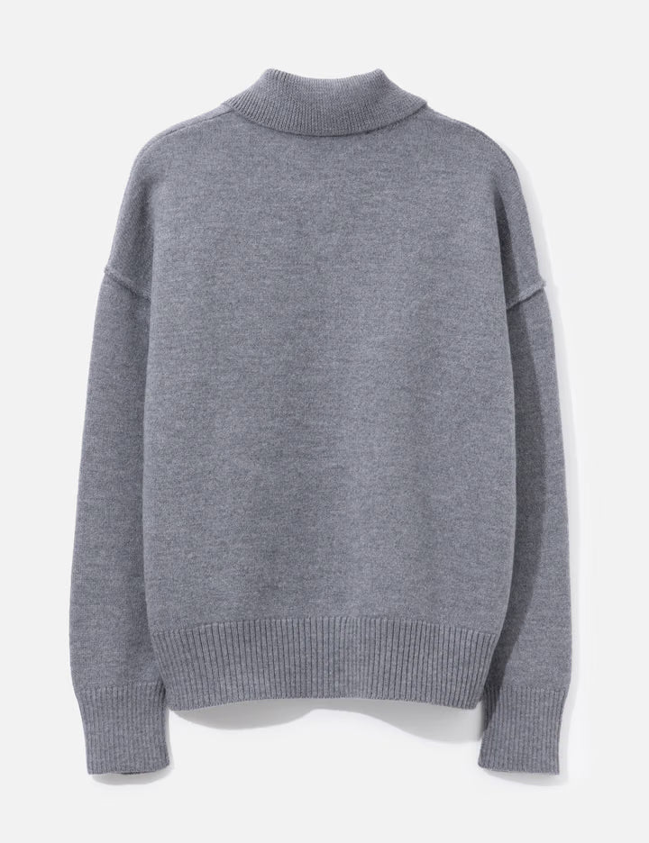 Wool Polo With Ami De Coeur