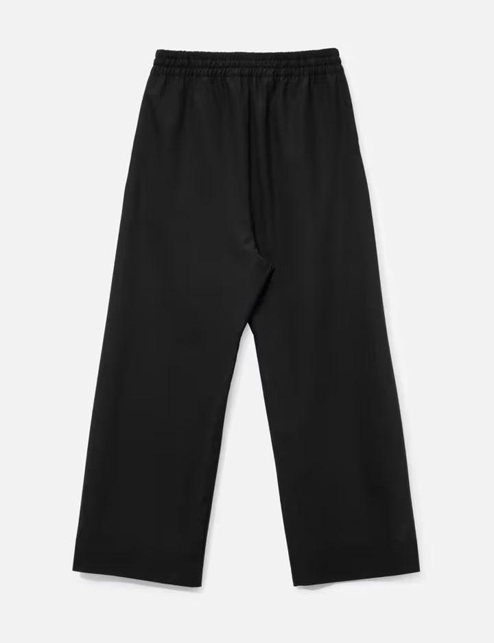 Wool Ripstop Wide Leg Drawstring Pants