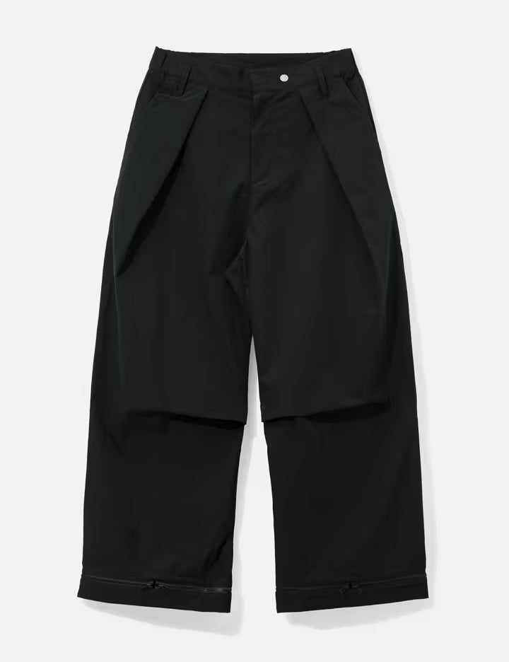 WX-P1 Zip-Extension Wide Trousers