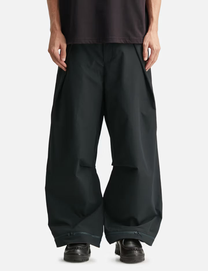 WX-P1 Zip-Extentsion Wide Trousers