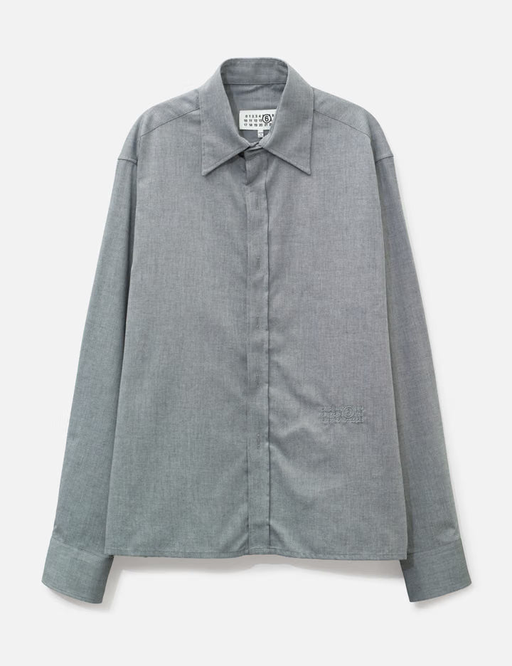 Zip-Fastening Cotton Shirt Jacket
