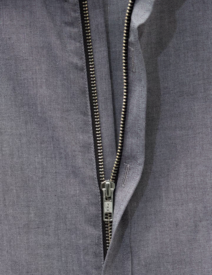 Zip-Fastening Cotton Shirt Jacket