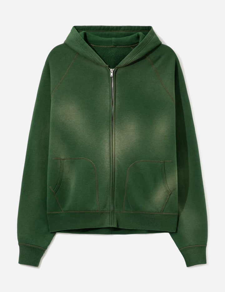 Zip-Up Hooded Sweatshirt