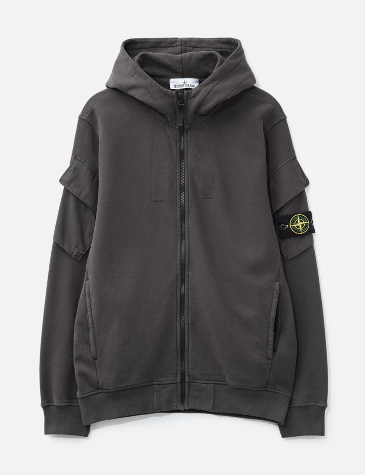 Brushed Organic Cotton Fleece Hooded Sweatshirt