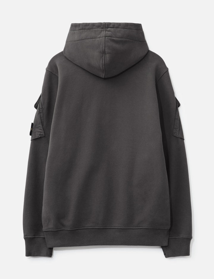Brushed Organic Cotton Fleece Hooded Sweatshirt