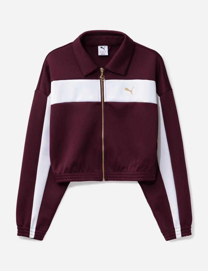 Relaxed Cropped Track Jacket