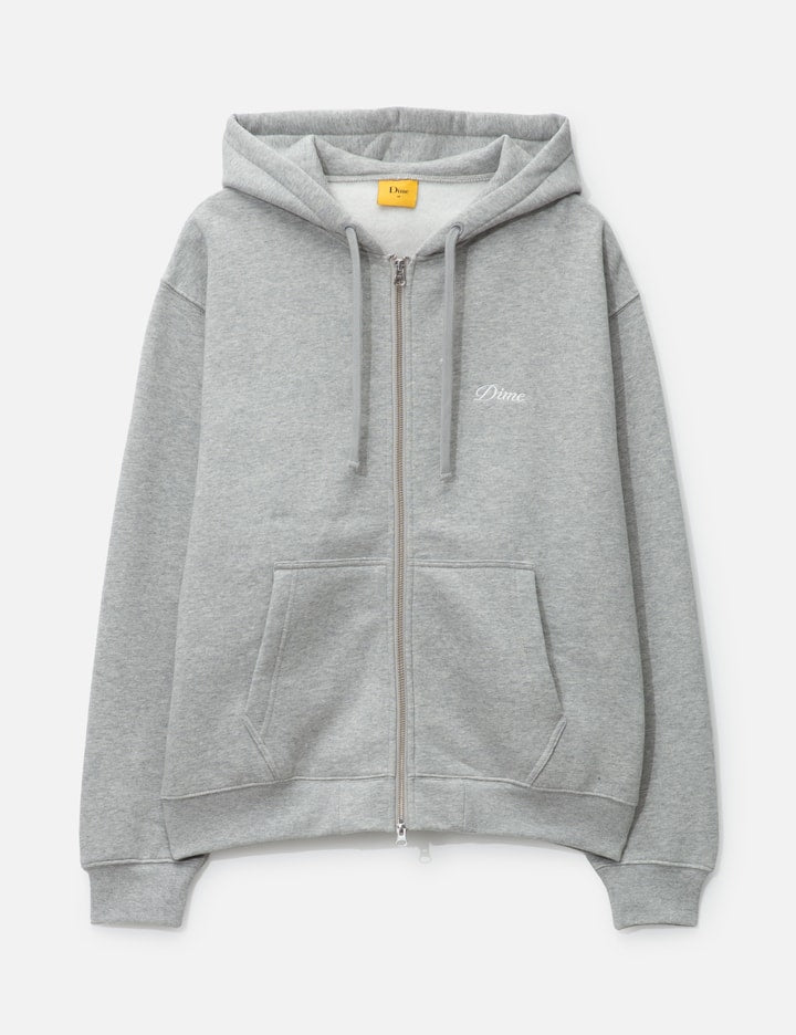 Cursive Zip Hoodie