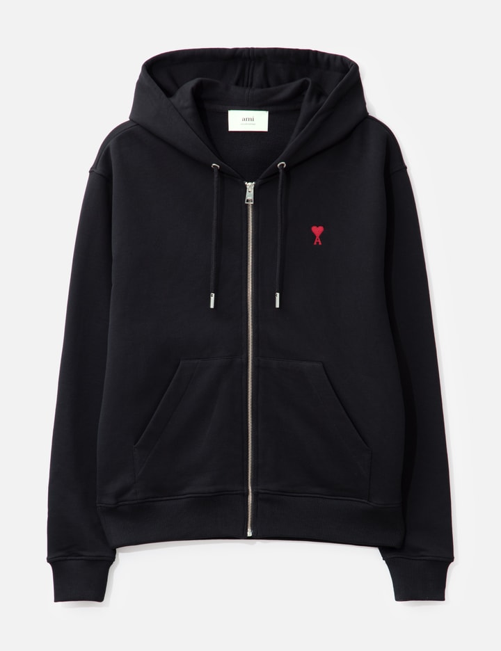 Cotton Ami de Coeur Zipped Hoodie