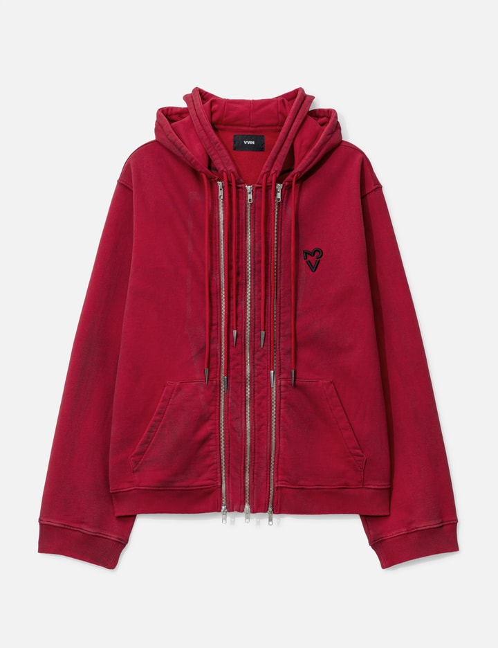 Three Zip Hoodie