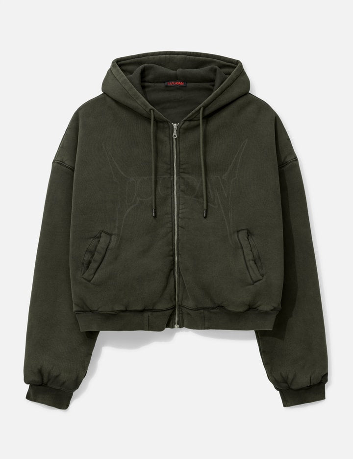 Washed Out Zip Up Hoodie