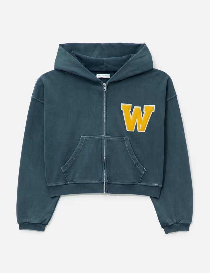 Varsity Zip Up Hoodie