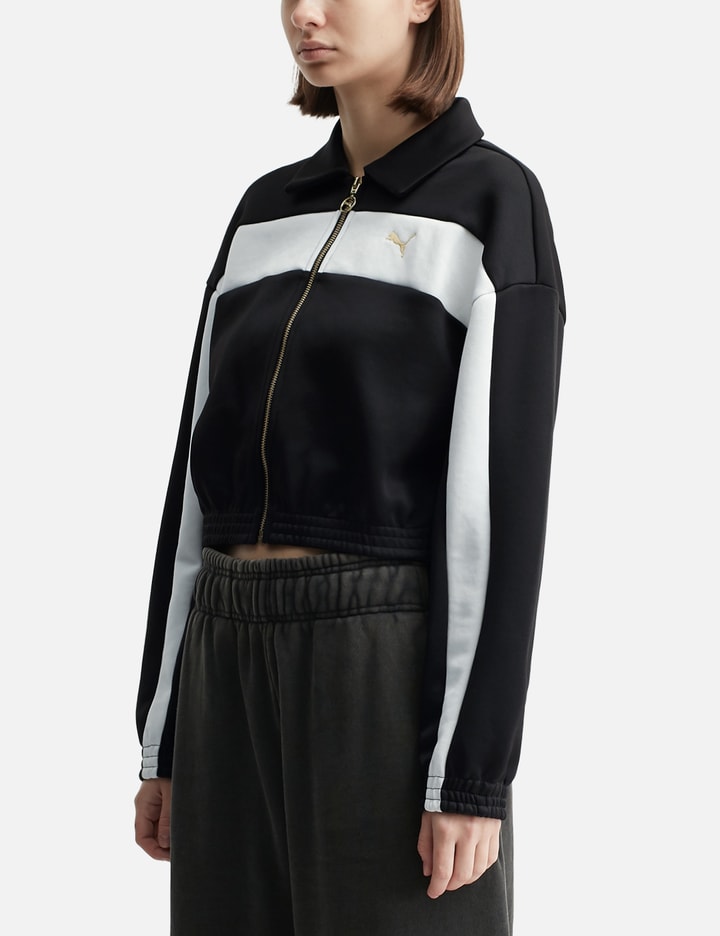 Relaxed Cropped Track Jacket