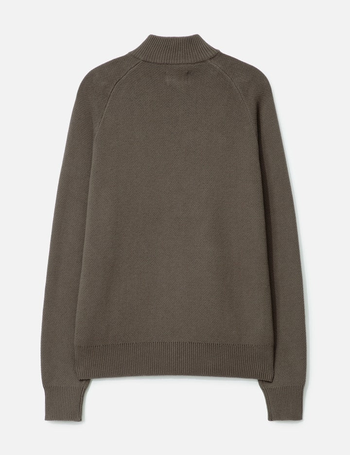 Beetle Zip-Thru Knit Sweater