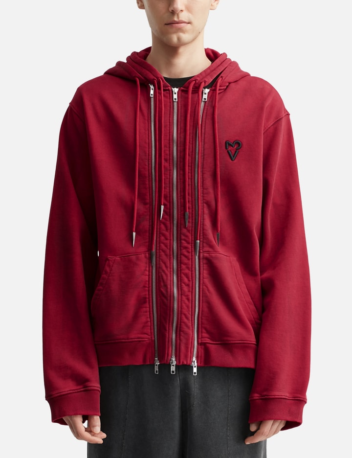 Three Zip Hoodie