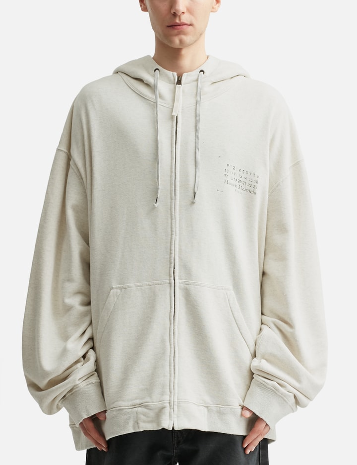 Stamp Logo Zip Hoodie