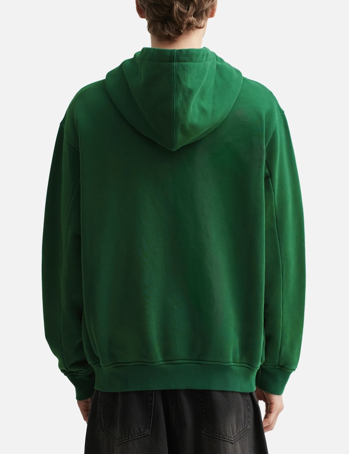 Spiky Script Zip Hooded Sweatshirt