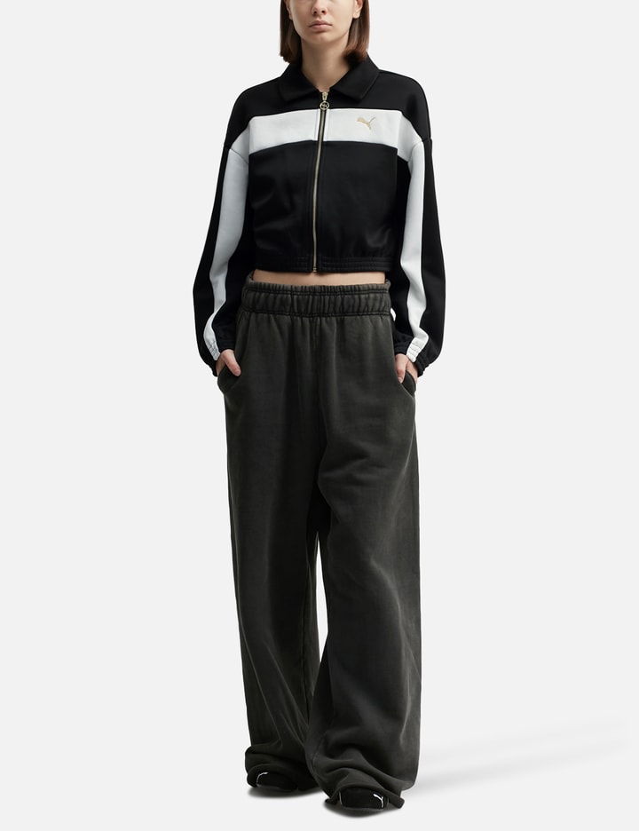 Relaxed Cropped Track Jacket