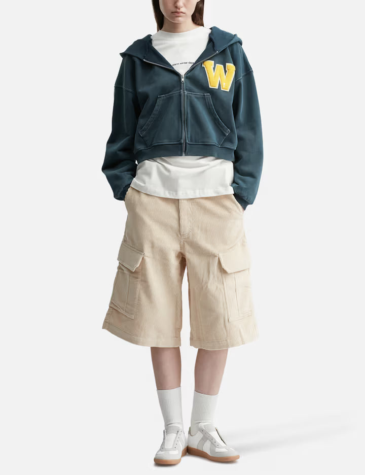 Varsity Zip Up Hoodie