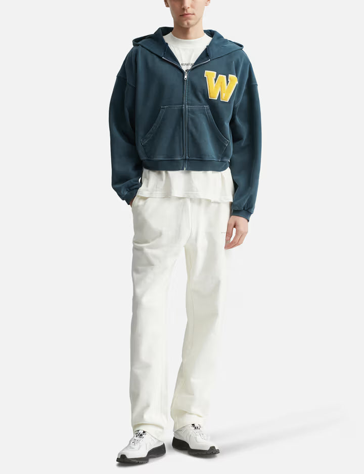 Varsity Zip Up Hoodie