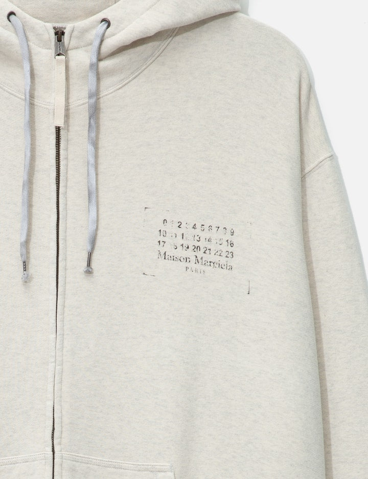 Stamp Logo Zip Hoodie
