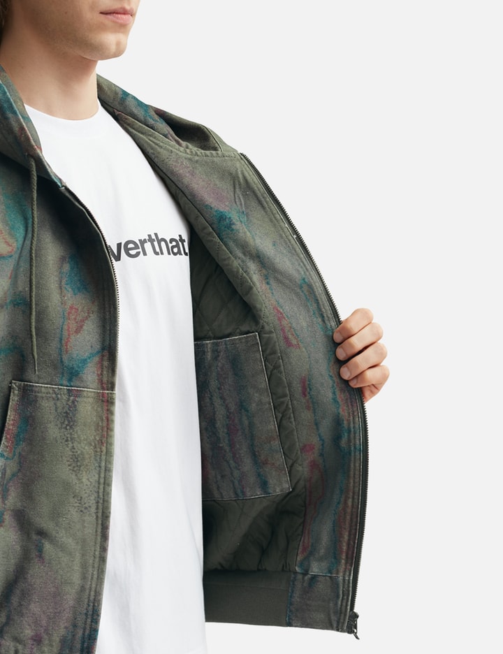 Blurred Hooded Jacket