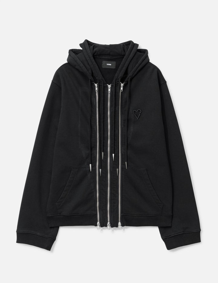 Three Zip Hoodie