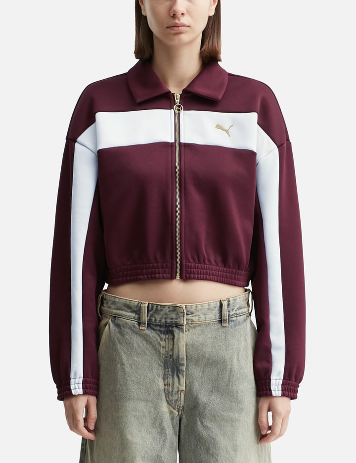 Relaxed Cropped Track Jacket