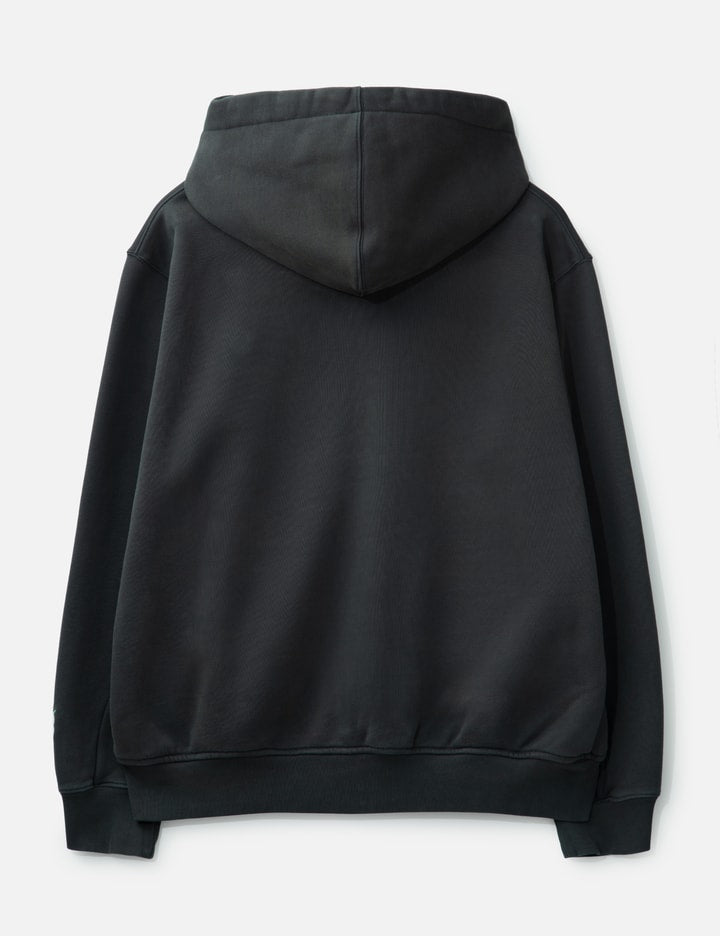 Spiky Script Zip Hooded Sweatshirt