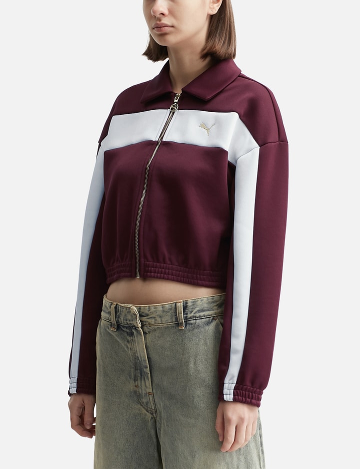 Relaxed Cropped Track Jacket