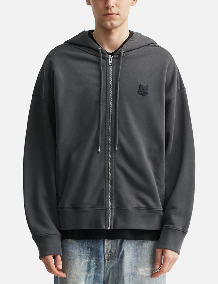 Fox Head Zipped Oversize Hoodie