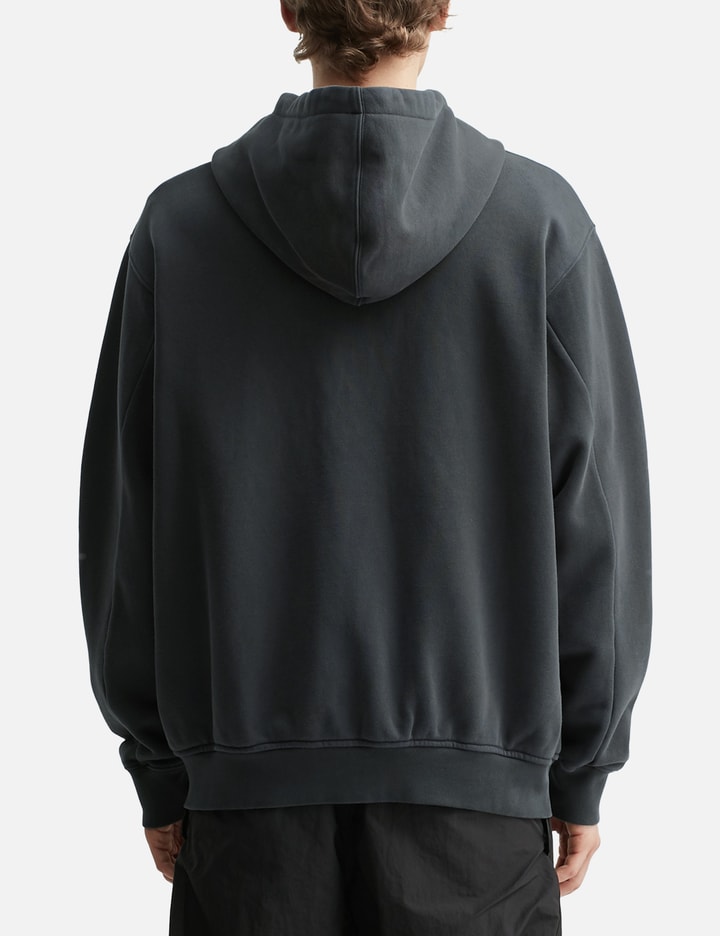 Spiky Script Zip Hooded Sweatshirt