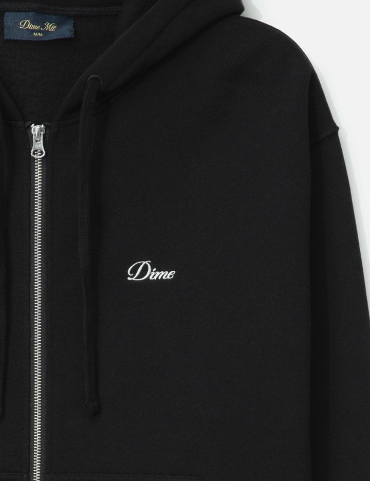Cursive Zip Hoodie