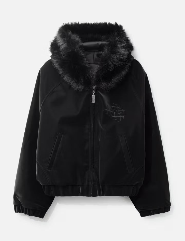 "Ka-Shing" Jacket With Fur Hood