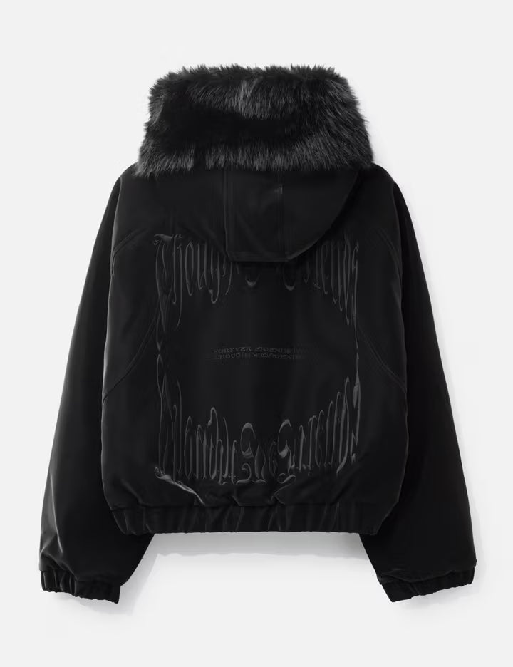 "Ka-Shing" Jacket With Fur Hood