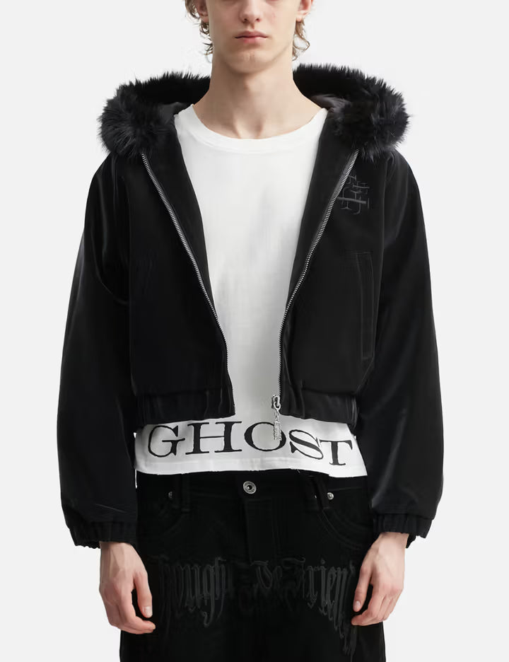 "Ka-Shing" Jacket With Fur Hood