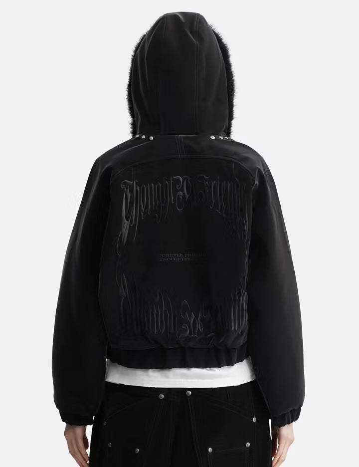"Ka-Shing" Jacket With Fur Hood