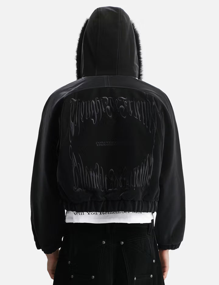 "Ka-Shing" Jacket With Fur Hood