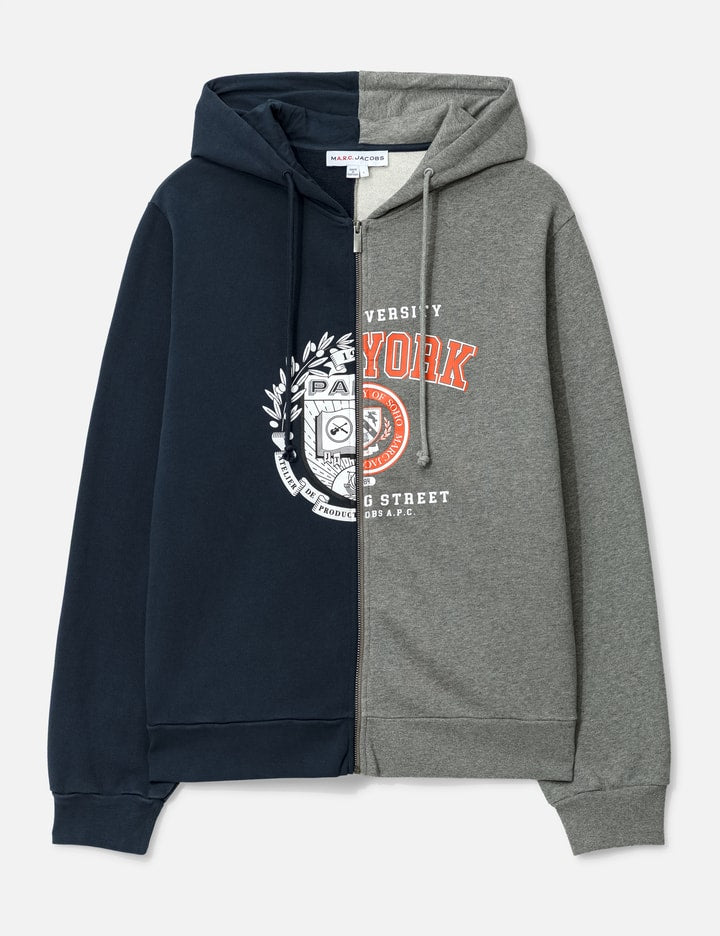 A.P.C. x Marc Jacobs Split Crest Zip-up Hoodie