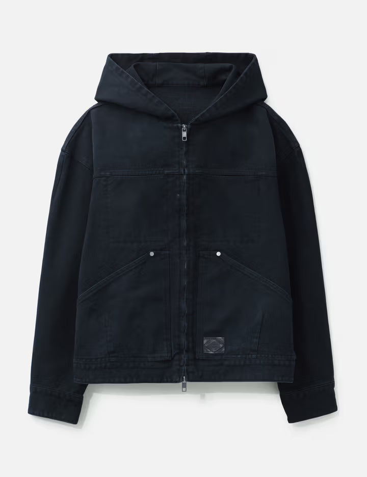 Hood Dyed Denim Jacket
