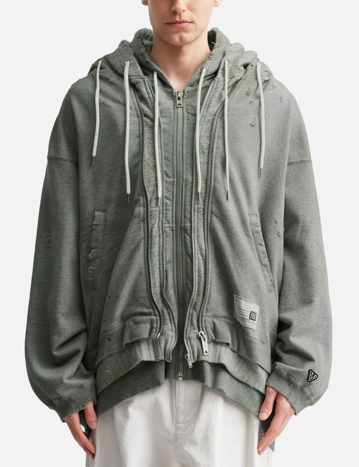 Triple Layered Zip-up Hoodie