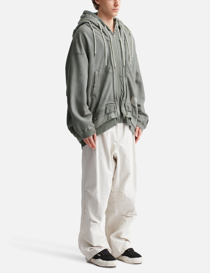 Triple Layered Zip-up Hoodie