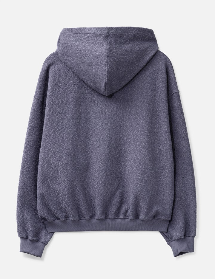 Curved Zip-Up Round Hem Hoodie