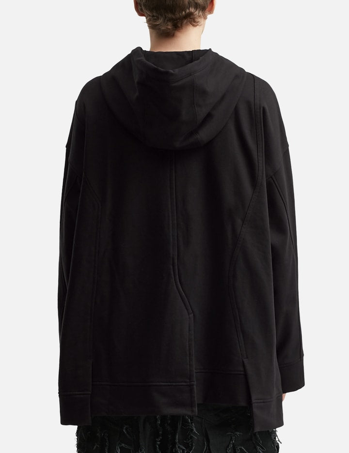 Asymmetric Cut Out Zip Up