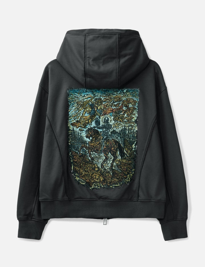 Knight Embroidered Zip Up
