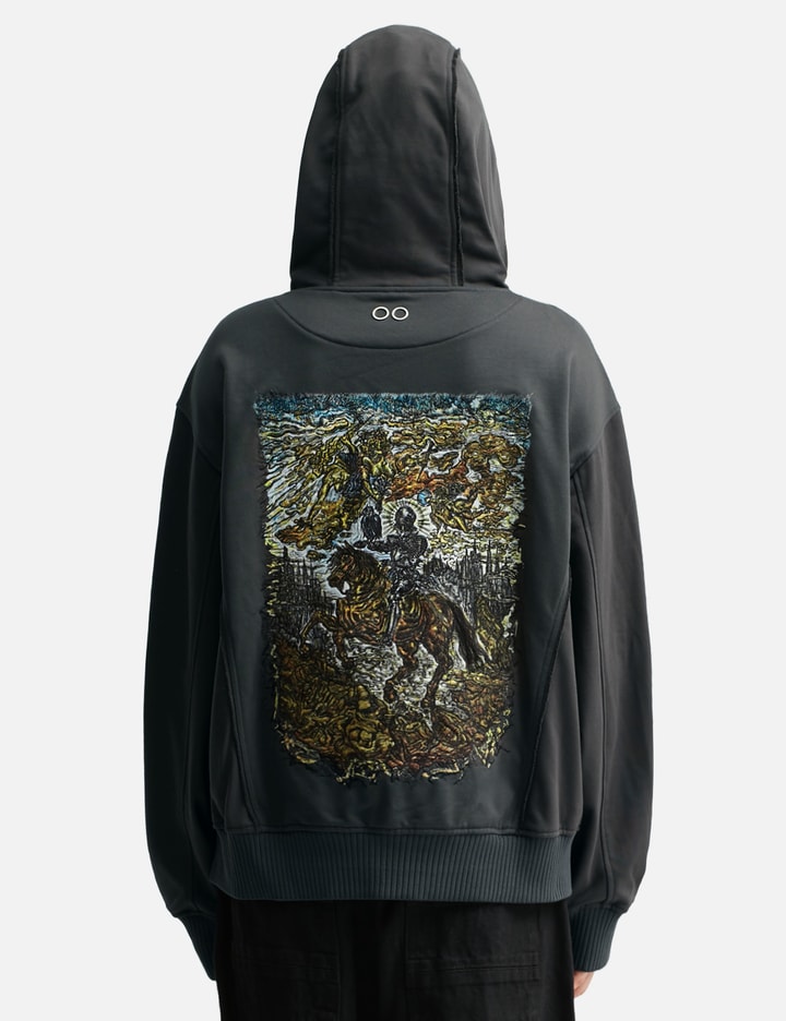 Knight Embroidered Zip Up