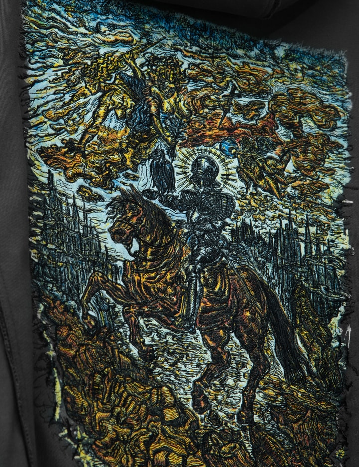 Knight Embroidered Zip Up